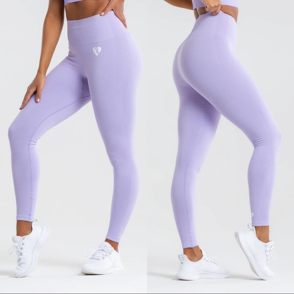 women’s best power leggings in lilac